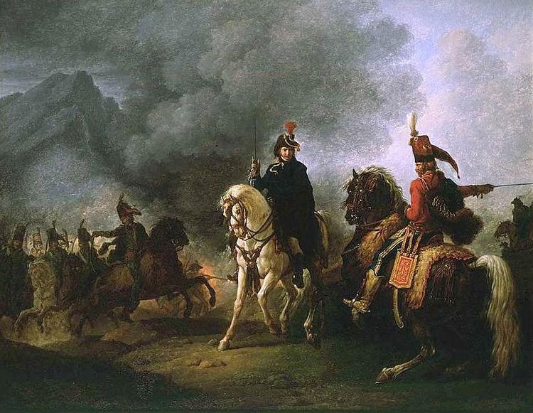 carle vernet A General with his Aide de Camp oil painting image